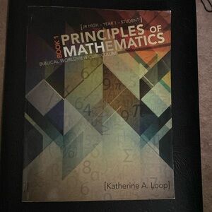 Masterbooks Principles of Mathematics- Never Used